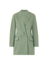 Women's Zenobia Double Jacket Green - MAX MARA - BALAAN 2