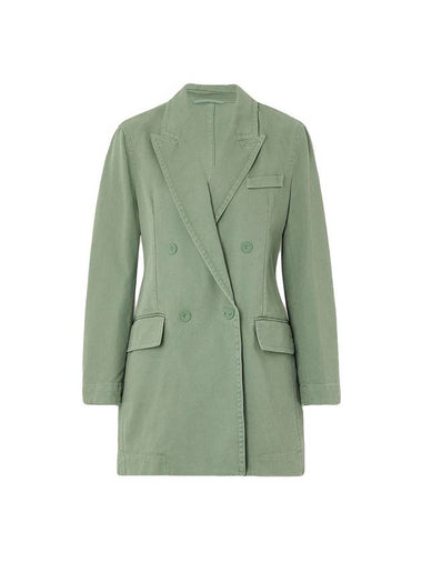 Women's Zenobia Double Jacket Green - MAX MARA - BALAAN 1