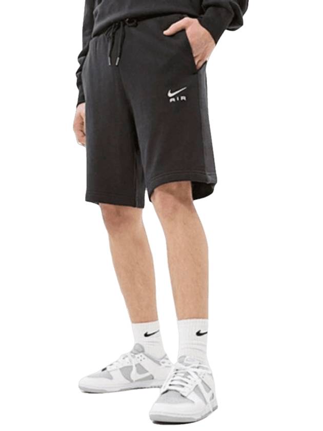 Sportswear Air French Terry Shorts Black - NIKE - BALAAN 1