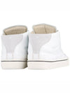 Canvas Leather High-Top Sneakers White - MAISON MARGIELA - BALAAN 6