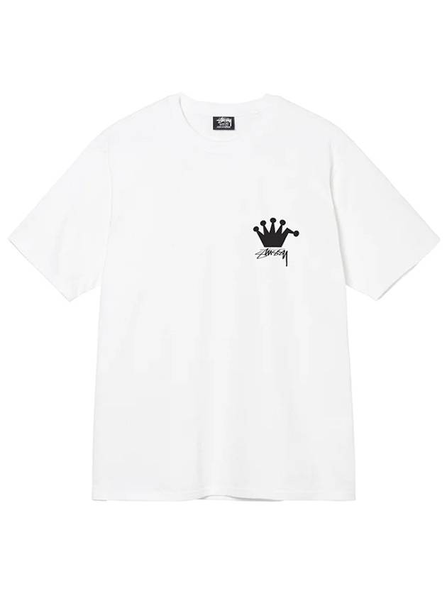 LB Crown T Shirt White Women - STUSSY - BALAAN 2