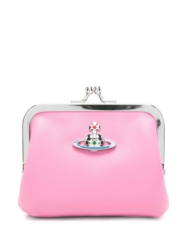 Nappa Leather ORB Logo Coin Purse Pink - VIVIENNE WESTWOOD - BALAAN 2