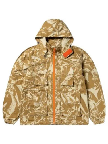 Aries Crinkle Camo Cargo Jacket Pebble - ARIES - BALAAN 1