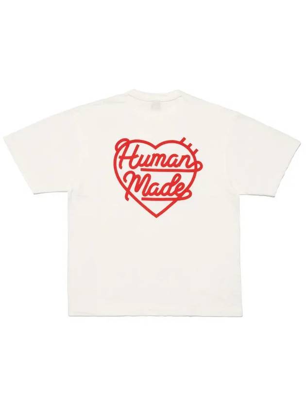 Pocket short sleeve t shirt white HM28CS031 - HUMAN MADE - BALAAN 3