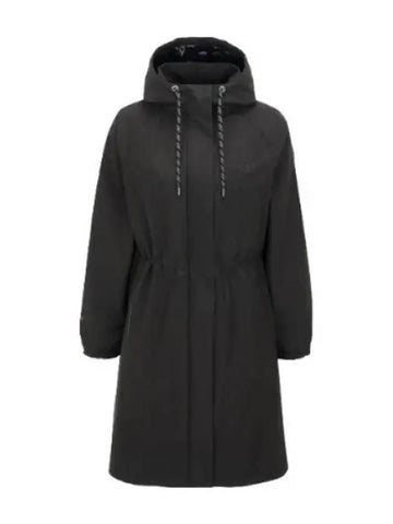 Caro long black wind jacket jumper - DUVETICA - BALAAN 1