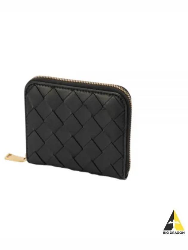 Intrecciato Zipped Coin Wallet Dark Green - BOTTEGA VENETA - BALAAN 2