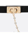 Caro  20MM Smooth Calfskin Belt Black - DIOR - BALAAN 4