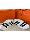 Bouncing Sneakers Calfskin Suede Goatskin Blanc - HERMES - BALAAN 6