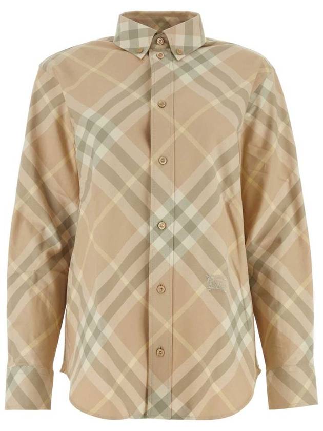 Vintage Check Cotton Long Sleeve Shirt Beige - BURBERRY - BALAAN 2