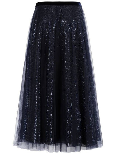 Talbot Runhof Sequined Tulle Skirt - TALBOT RUNHOF - BALAAN 2