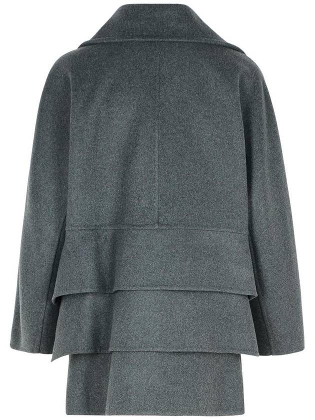 Max Mara 'Asturie1234' Grey Cashmere Blend Coat - MAX MARA - BALAAN 3