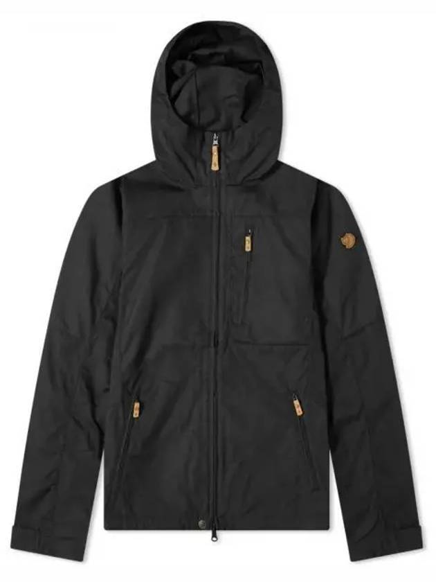 Men's Sten Zip-Up Hoodie Black - FJALL RAVEN - BALAAN 1