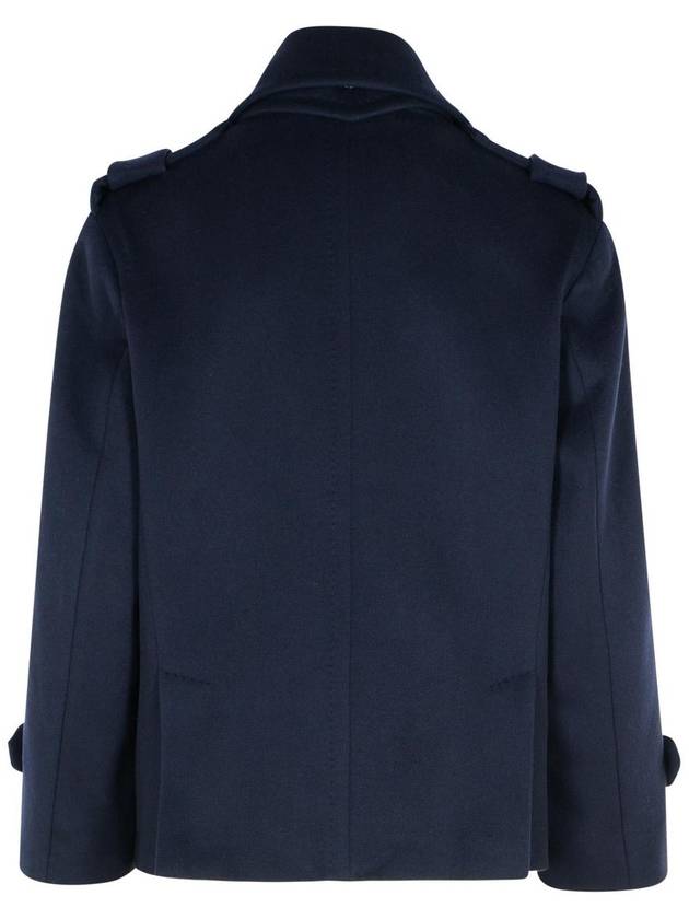 Women s Laveno double coat navy - MAX MARA - BALAAN 4