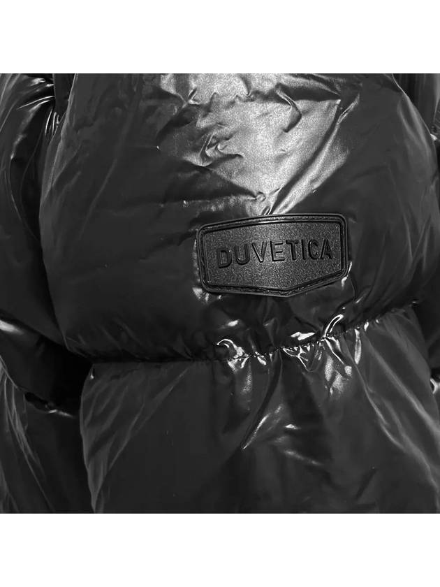 Dima D Logo Patch Down Padding Black - DUVETICA - BALAAN 5