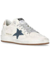 Ballstar Leather Low Top Sneakers Smoke Blue White - GOLDEN GOOSE - BALAAN 3