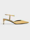 Waffen middle heel slingback shoes - CELINE - BALAAN 4