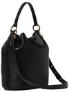 Timeless Logo Leather Small Bucket Bag Black - TOD'S - BALAAN 5