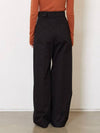 Cotton Belted Wide Pants Black - JUN BY JUN K - BALAAN 3