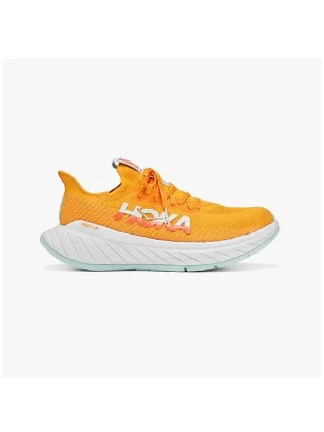 Carbon X 3 Low Top Sneakers Bright Orange - HOKA ONE ONE - BALAAN 3