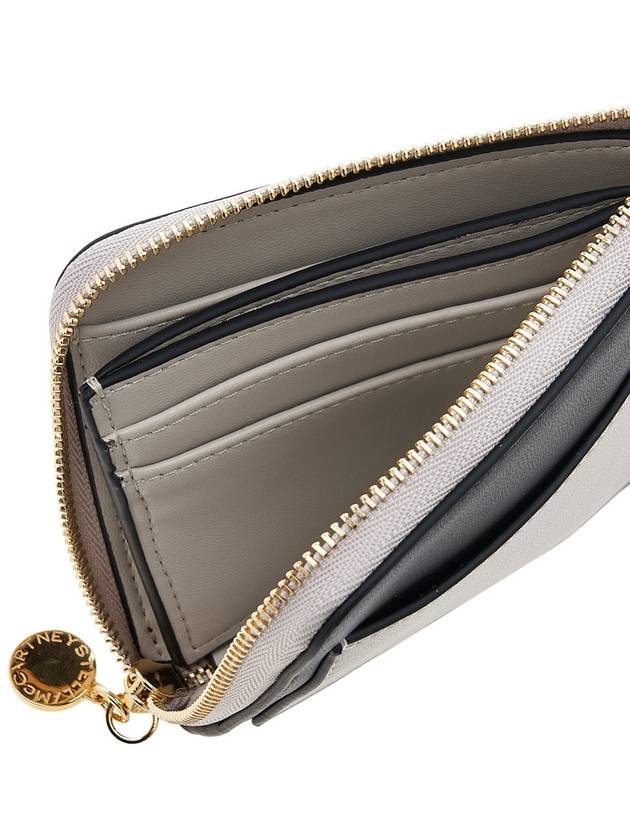 Logo Zipper Card Wallet Black - STELLA MCCARTNEY - BALAAN 9