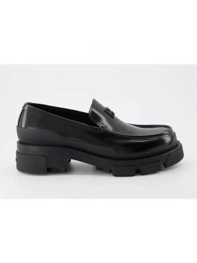 Terra Leather Loafers Black - GIVENCHY - BALAAN 2