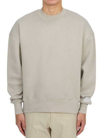 Alexandre Mattiussi Embroidered Logo Sweatshirt Pearl Grey - AMI - BALAAN 2