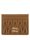 Materasse Nappa Leather Card Wallet Caramel - MIU MIU - BALAAN 2