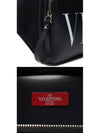 VLTN Logo Smooth Leather Belt Bag Black - VALENTINO - BALAAN 4