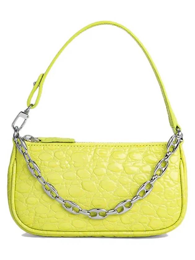 Crocodile Mini Tote Shoulder Bag MIRAACGCCESMA - BY FAR - BALAAN 1