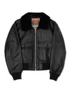 leather jacket black - NDA - BALAAN 1
