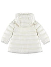 Moncler Baby IBIDA Hooded Down Coat White - MONCLER - BALAAN 3