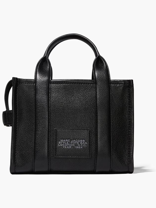 Small Leather Tote Bag Black - MARC JACOBS - BALAAN 5