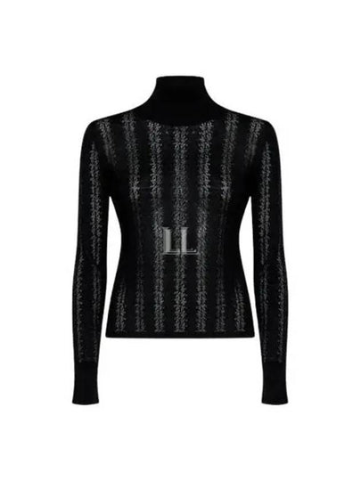 Zenica High Neck Knit Top Black - MAX MARA - BALAAN 2