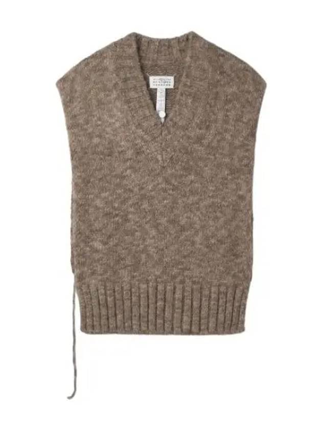 knit vest brown - MAISON MARGIELA - BALAAN 1