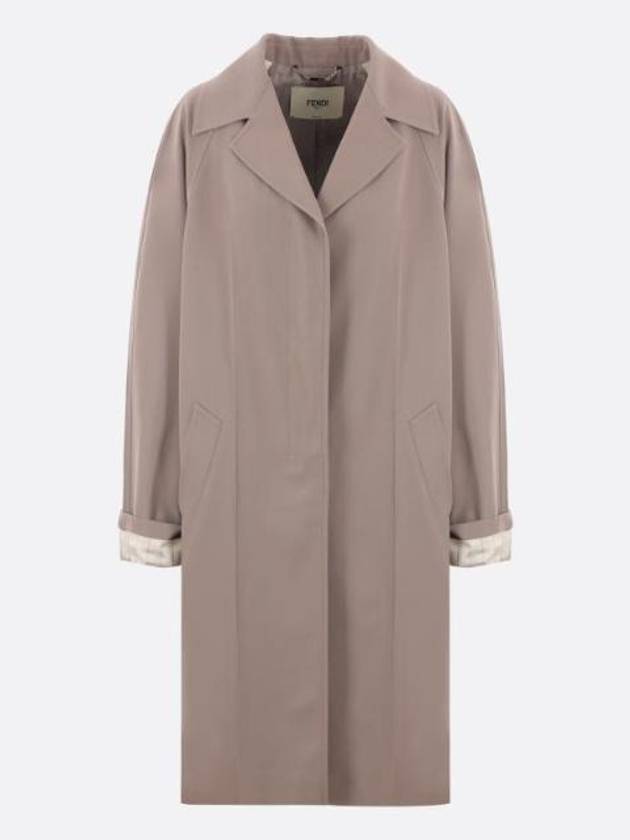 Over Trench Coat Grey - FENDI - BALAAN 1