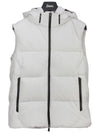 Erno LAMINAR Men's Down Vest PI00227UL 11106 1250 ICE LIGHT GRAY HNC095lg - HERNO LAMINAR - BALAAN 1