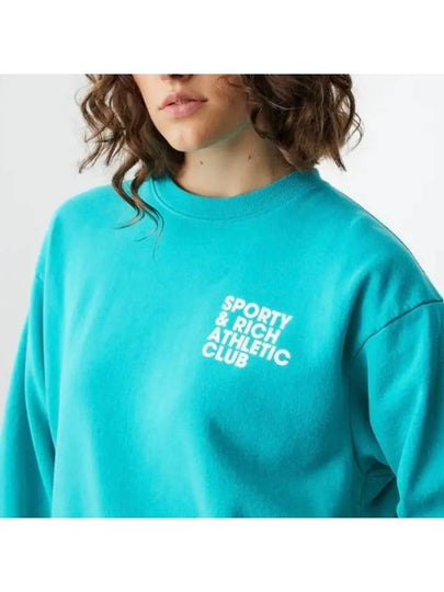 Mint Exercise Open Crew Neck Sweatshirt CR461TU3 - SPORTY & RICH - BALAAN 2