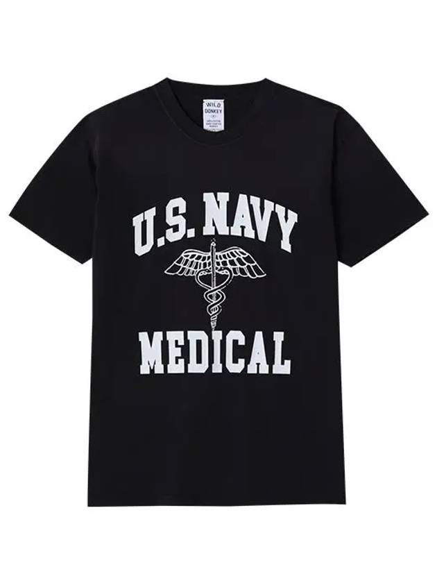 Short Sleeve Tee T MEDICAL BLACK Logo Men's Short Sleeve Tee Women's Short Sleeve Tee - WILD DONKEY - BALAAN 2