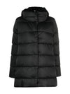 Shearling Lining Down Hooded Padding Black - HERNO - BALAAN 2