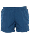 Logo Patch Swim Shorts Blue - CP COMPANY - BALAAN.