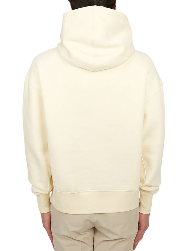 Label Hoodie Ivory - AMI - BALAAN 5