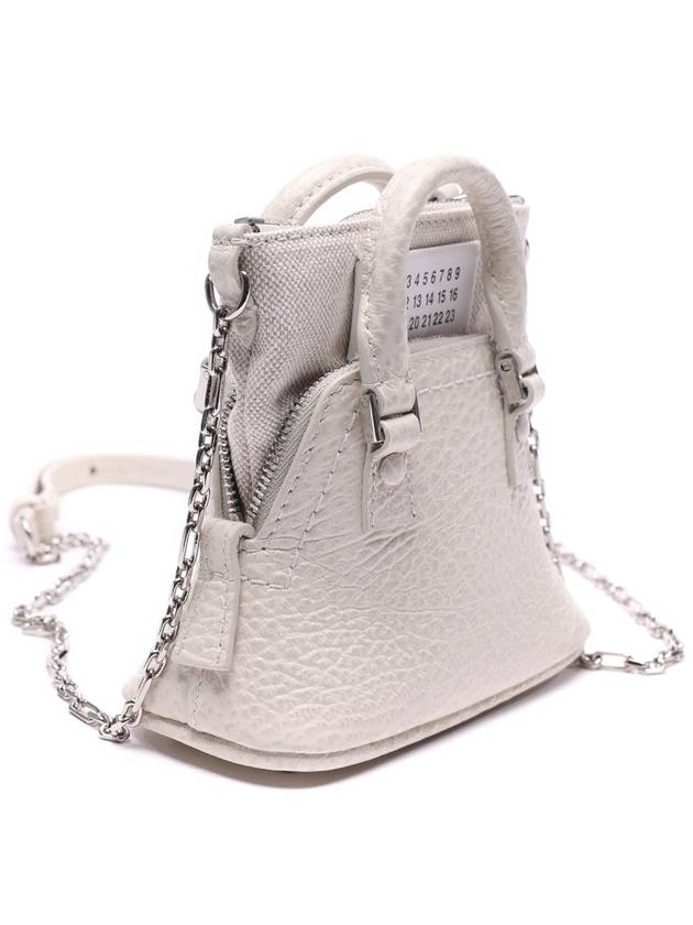 5AC Classic Baby Shoulder Bag Greige - MAISON MARGIELA - BALAAN 4