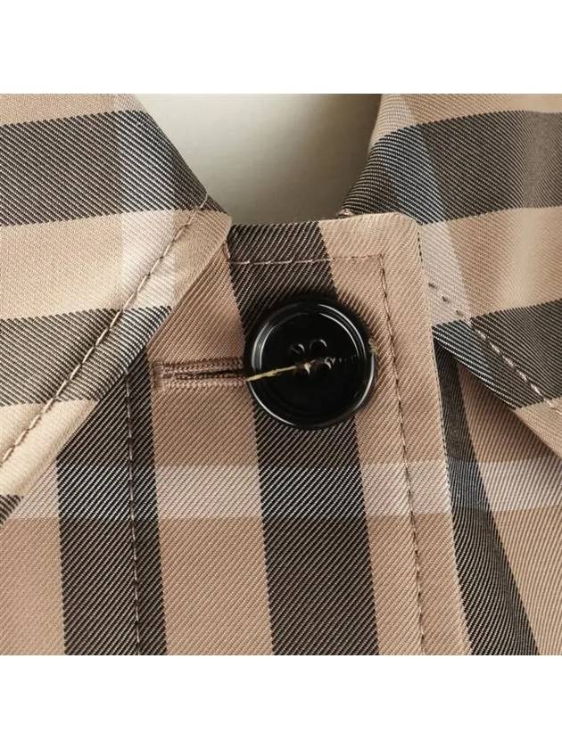 Clarebury Check Trench Coat Beige - BURBERRY - BALAAN 6