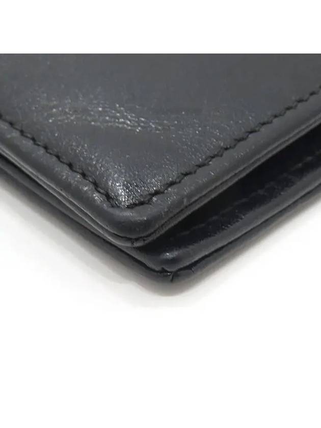 14548 Black Color Leather 6 Credit Card Men s Half Wallet - MONTBLANC - BALAAN 6