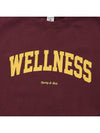 Wellness Ivy Sweatshirt WELLNESS IVY CREWNECK MERLOT GOLD - SPORTY & RICH - BALAAN 6