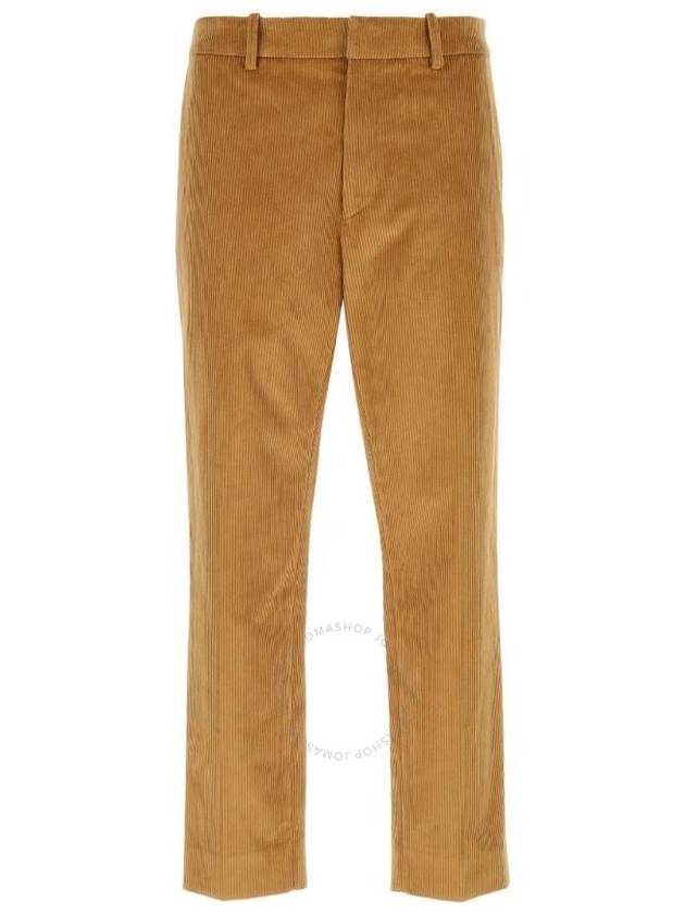 Corduroy Straight Pants Camel - MONCLER - BALAAN 2