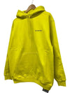 Mini Logo Cotton Hoodie Yellow - BALENCIAGA - BALAAN 3