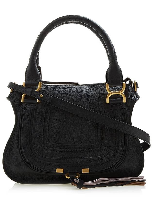 Marcie Small Shoulder Bag Black - CHLOE - BALAAN 2