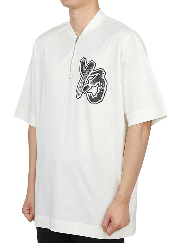 Men's Y 3 Short Sleeve T-Shirt IA3109 OWHITE - YOHJI YAMAMOTO - BALAAN 3