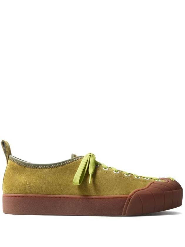 ISI Leather Low Top Sneakers Green - SUNNEI - BALAAN 1